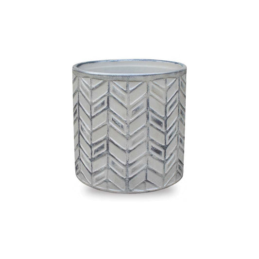 Classic Indoor Planter - Beige Pattern