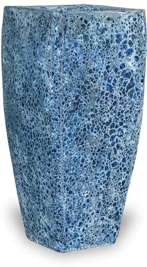 Seafoam Square Tall Planter Pot - Large